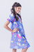 Vestido Infantil Luiza Quadriculado Lilás na internet