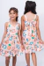 Vestido Infantil Jamile Estampado Flores - loja online