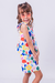 Conjunto Infantil Menina Liz Branco flores (Short + Batinha) na internet