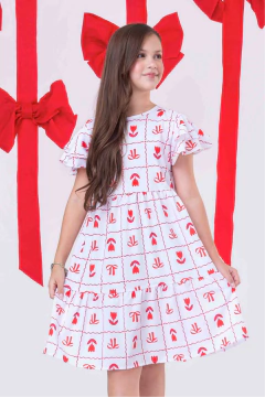 Vestido Infantil Nina Branco