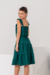 Conjunto Infantil Menina Midi Barbara Verde Escuro (Saia + Cropped) - loja online