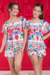 Conjunto Fantini Flores (Short + Batinha) na internet