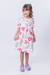 Vestido Infantil Luiza Estampado Flores na internet