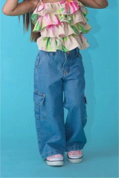 Calça Wide Leg Cargo REF. 7303