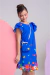 Vestido Infantil + Bolsinha Chloe Azul Borboleta New - loja online