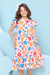 Vestido Infantil Michele Flores