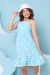 Vestido Infantil Xadrez Jamile Azul na internet