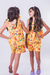 Conjunto Infantil Menina Liz Amarelo (Short + Batinha) - loja online