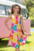 Conjunto Infantil Menina Kim Rosa Floral - comprar online