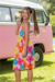 Conjunto Infantil Menina Kim Rosa Floral na internet