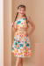 Conjunto Infantil Menina Midi Barbara Animais (saia + cropped) na internet