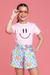 Conjunto Infantil Menina Balonê Smile (Camisa + Short ) - comprar online