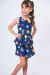 Conjunto Infantil Menina 2 Babados Marinho (Short + Batinha) - comprar online