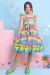 Vestido Xadrez Infantil Daniele Neon na internet
