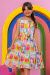 Vestido Infantil Estampado Marina Hello