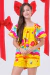 Conjunto Menina Mili Amarelo Flores (Batinha + Short)