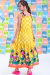 Vestido Infantil Adele Barrado Amarelo - Brunet Kids - Loja de roupa para Meninas de 2 a 14 anos
