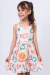 Vestido Infantil Jamile Estampado Flores