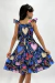 Vestido Infantil Daniele Azul Corações - loja online