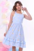 Vestido Infantil Jamile Novo Azul - loja online