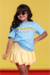 Conjunto Infantil Menina Balonê Perfect (Saia + Camisa)-sem troca/Devolução