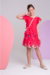Vestido Infantil + Bolsinha Chloe Pink - loja online