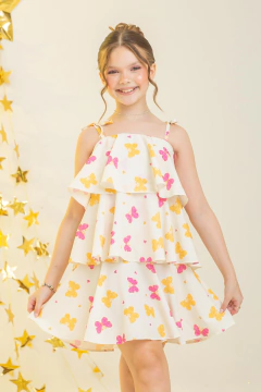 Vestido Infantil Glitter Francine