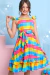 Vestido Xadrez Infantil Daniele Neon - comprar online