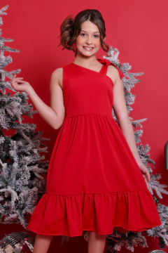 Vestido Infantil Taty Vermelho