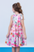 Vestido Infantil Rosa Estampado Emoji - loja online