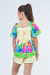 Conjunto Infantil Menina Holly Casinha (Short + Batinha) - Brunet Kids - Loja de roupa para Meninas de 4 a 14 anos