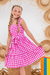 Vestido Infantil Marina Pink-Sem Troca/Devolução