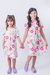 Vestido Infantil Luiza Estampado Flores - Brunet Kids - Loja de roupa para Meninas de 2 a 14 anos