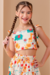Conjunto Infantil Menina Midi Barbara Animais (saia + cropped) - Brunet Kids - Loja de roupa para Meninas de 2 a 14 anos