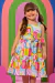Vestido Infantil Estampado Marina Hello na internet