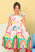 Vestido Infantil Ana Barrado Rosinha