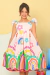 Vestido Infantil Ana Barrado Rosinha