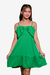 Vestido Infantil Laura Verde Laço - comprar online