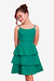 Vestido Infantil Verde Maria - SEM TROCA OU DEVOLUÇÃO - Brunet Kids - Loja de roupa para Meninas de 2 a 14 anos