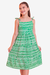 Vestido Infantil Menina Amélia Verde - comprar online