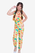 Macacão infantil Menina Amarelo Flores - comprar online