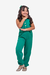 Conjunto Infantil Menina Verde Carine (Calça + Cropped) - loja online