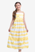 Vestido Longo Infantil Loren Listra Amarela - comprar online