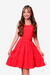 Vestido Infantil Mirabela Vermelho - comprar online