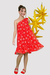 Imagem do Vestido Infantil Natal Magna Vermelho