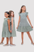 Vestido Menina Talita Verde Listras - Brunet Kids - Loja de roupa para Meninas de 2 a 14 anos