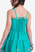 Vestido Infantil Menina Verde Barrado Casinha - Brunet Kids - Loja de roupa para Meninas de 2 a 14 anos
