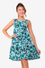 Vestido Infantil Maisa Laço Estampado Verde - loja online