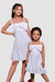 Vestido Infantil Laura Branco Laço (com forro) - loja online