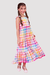 Vestido Longo Infantil Pixel Candy